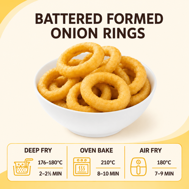 Battered Formed Onion Rings
