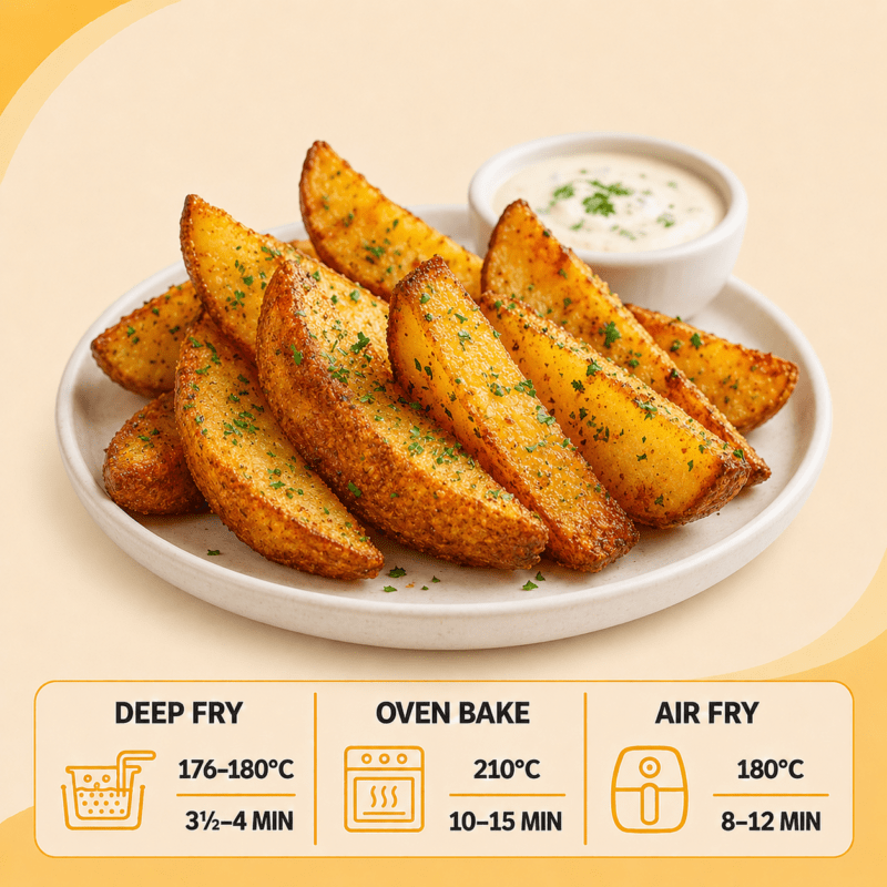 Coated Potato Wedges