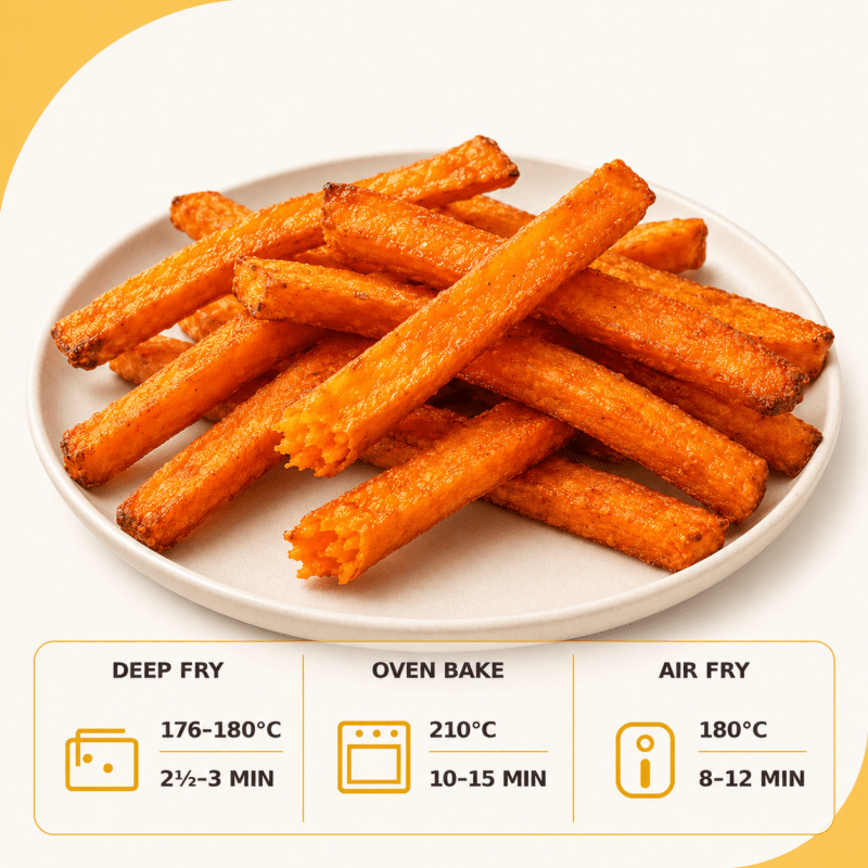 Sweet Potato Fries 3/8"